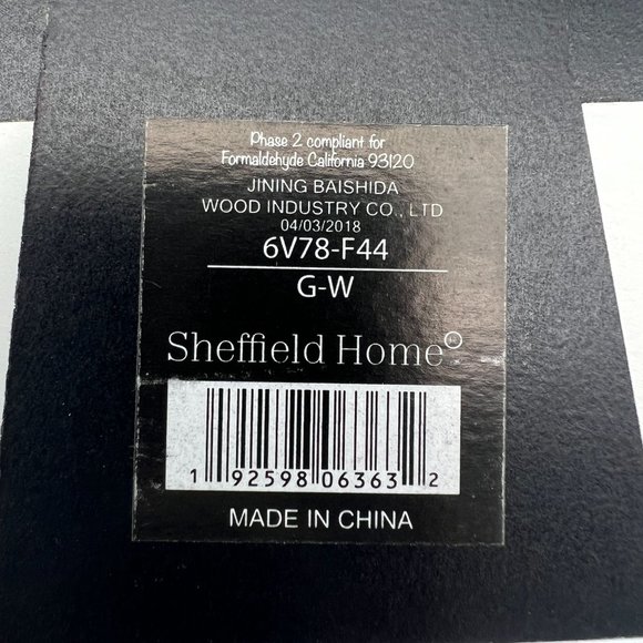 Sheffield Home White Gray Picture Frame "My Hero" holds 4x4 in picture - Picture 4 of 7